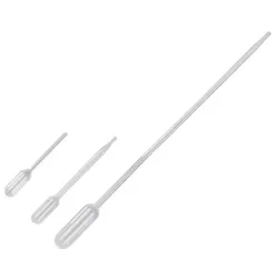 Speciale plastic pasteurpipetten 87 mm | 1,7 ml - 30 drops = 1 ml | niet afgestudeerd | 4,0 mm
